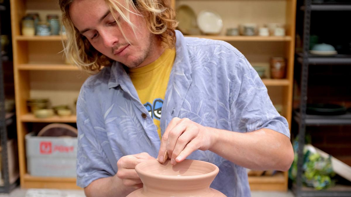 Cowaramup potter Jacob Lyon hides handmade treasures across the South West