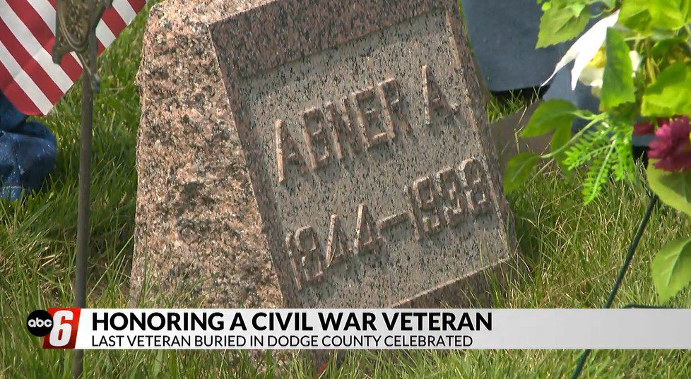 Last Civil War veteran in Dodge County celebrated at Maple Grove Cemetery in Kasson