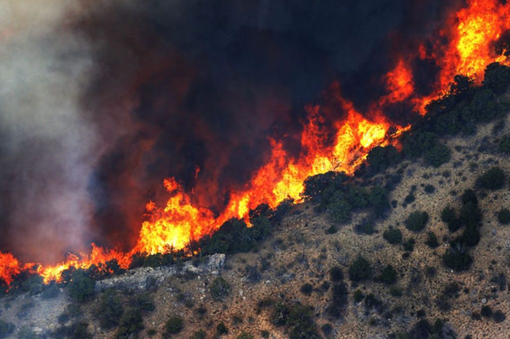 Eight Mile Fire Grows Near Cedar City