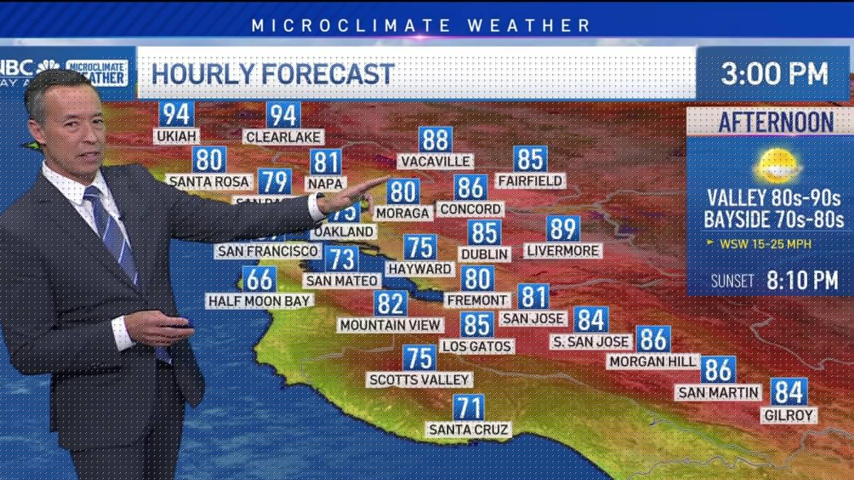 Rob's forecast: inland heat, fire danger and wildfire smoke