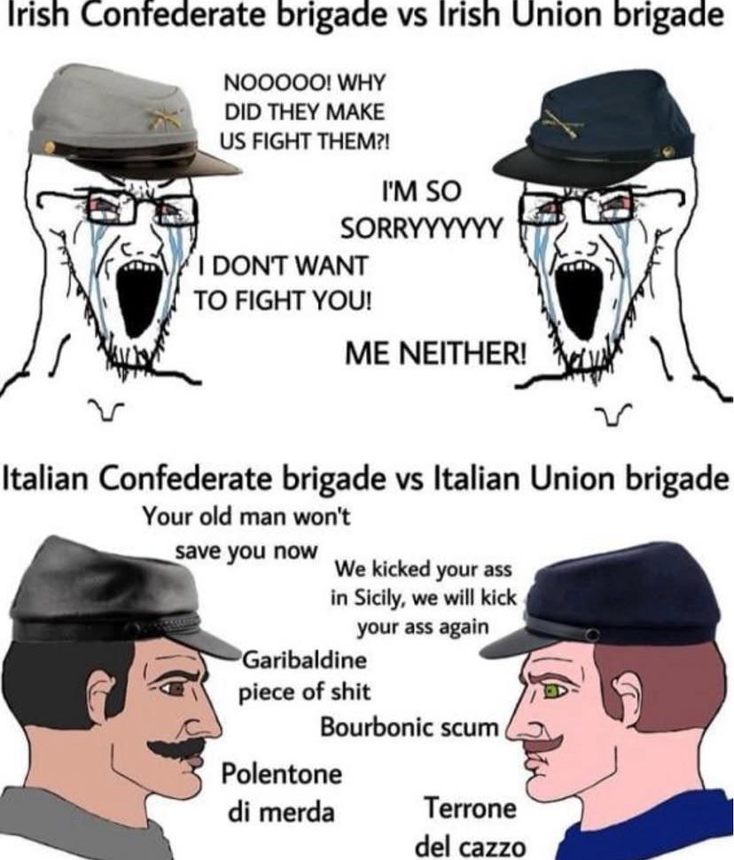 History Memes - The American civil war and foreign legions | History Memes