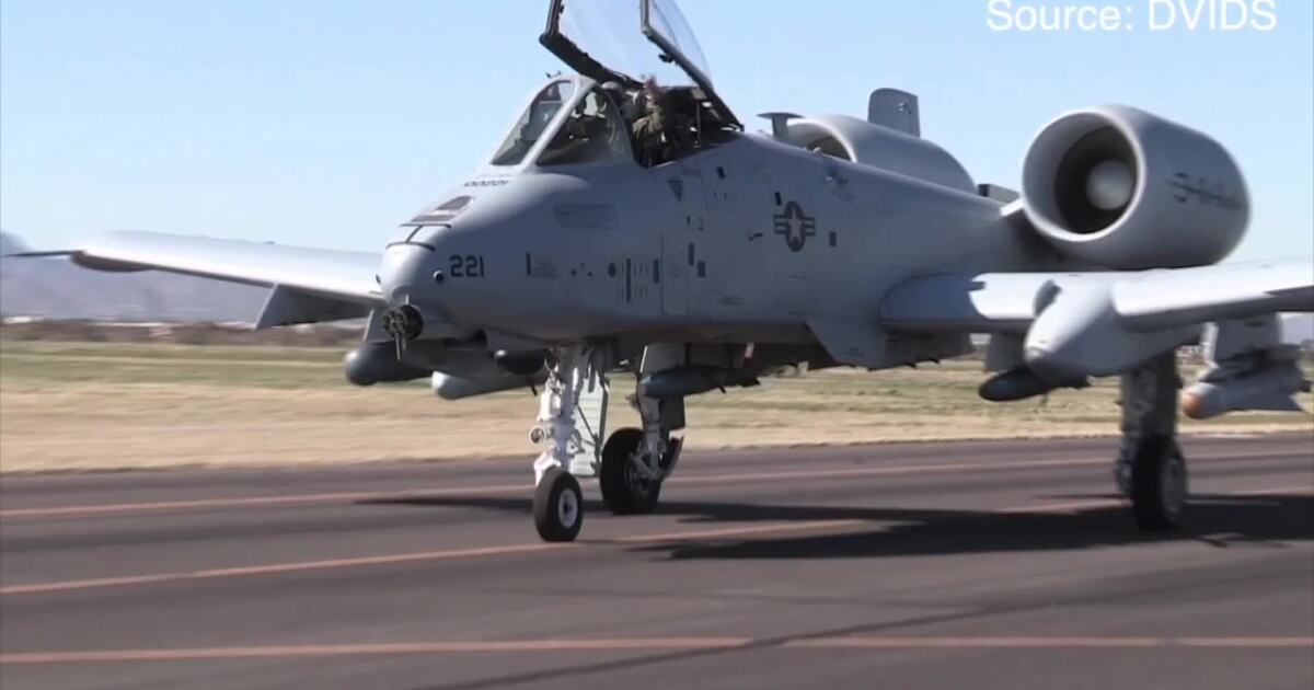 A-10s make farewell flight at DM