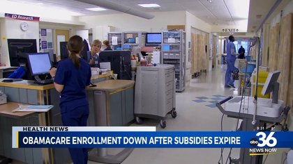 Federal data shows drop in Obamacare enrollment after subsidies expire