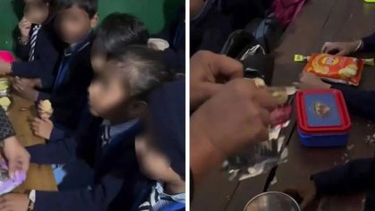 Teacher Inspects Lunch Boxes and Sparks Nutrition Debate