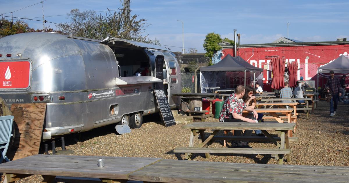 1960s American caravan that was transformed into a bar up for sale in Norwich