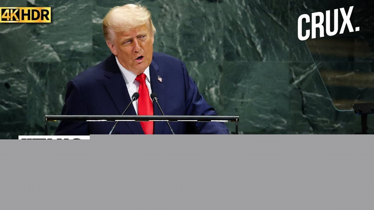 Trump Touts Investments In The US "Pouring In From All Parts Of The World" In UNGA Speech | 4K