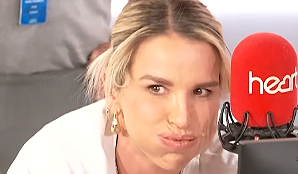 Vogue Williams pulls off hilarious pregnancy prank on radio co-host