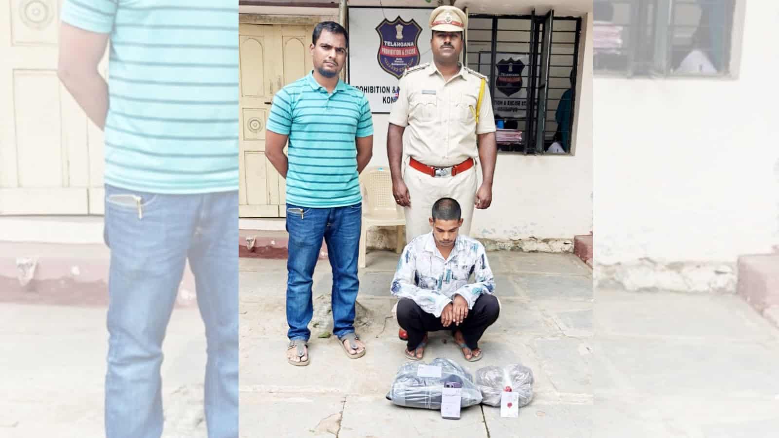 West Bengal native arrested with 1 kg ganja in Kachiguda