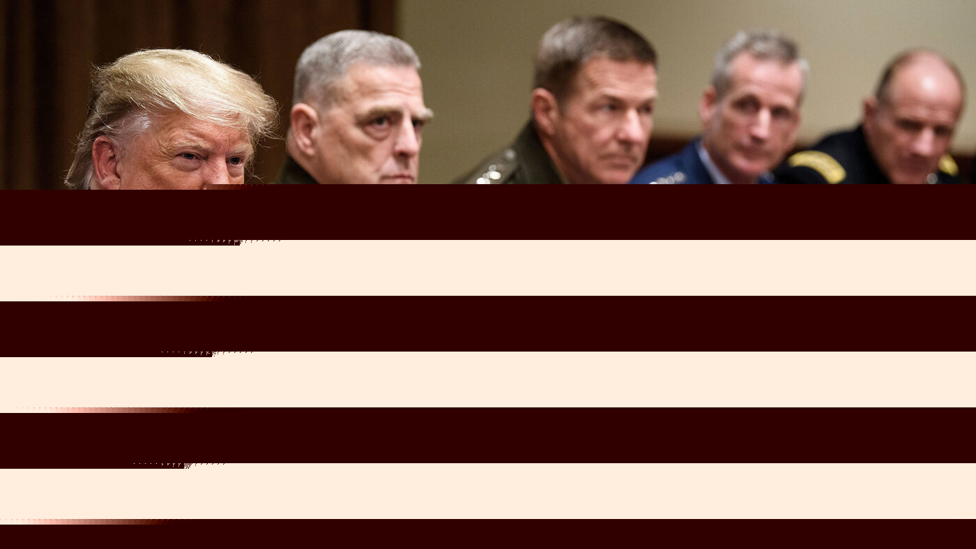 Trump's Attacks Put Military In 'Presidential Campaign Minefield'