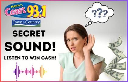 Guess the Secret Sound to Win CASH!