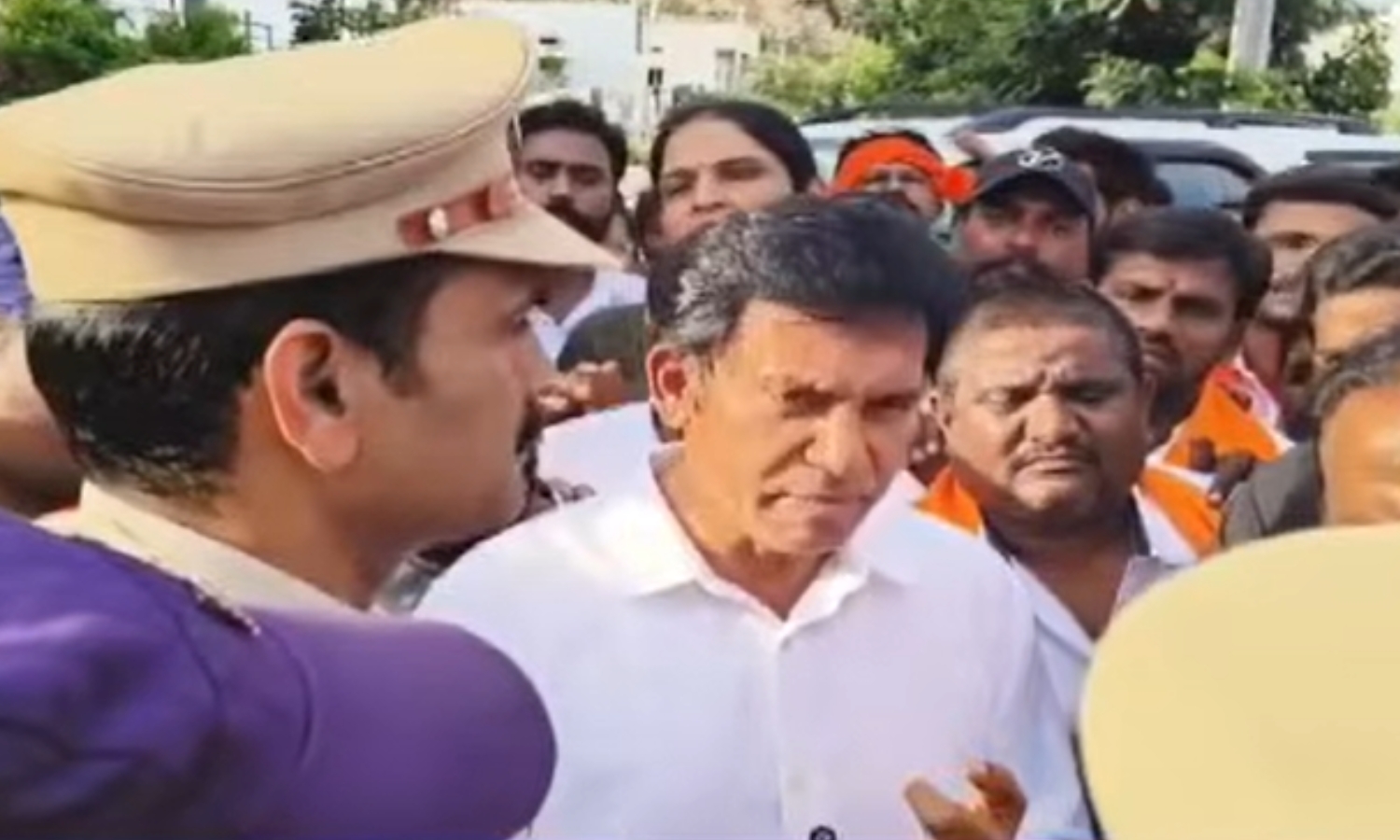 DSC Row: Cops Stop Adoni MLA From Visiting YSRC Office