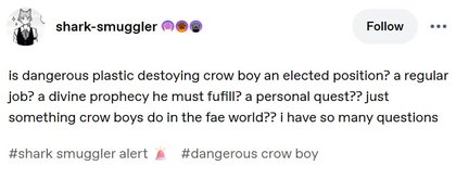 Dangerous Crow Boy - how is he destroying plastic?