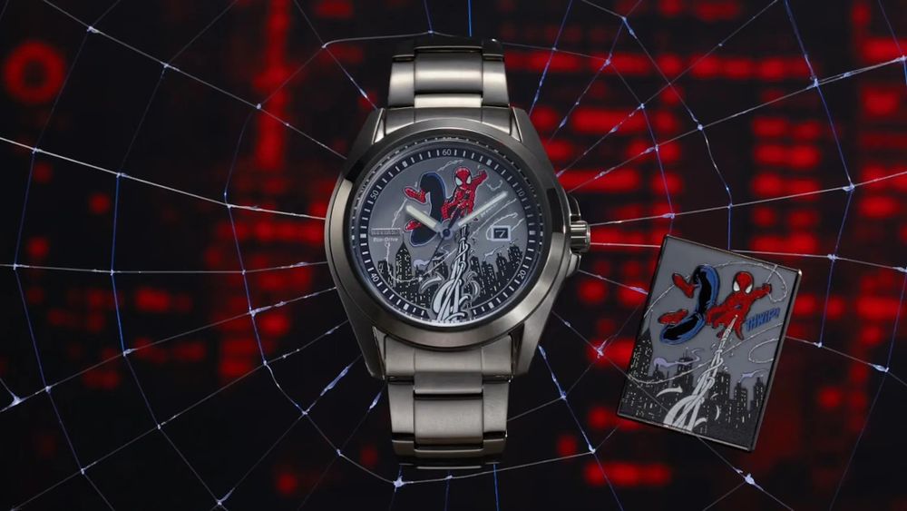 This Spider-Man Citizen watch reveals its secret in the dark