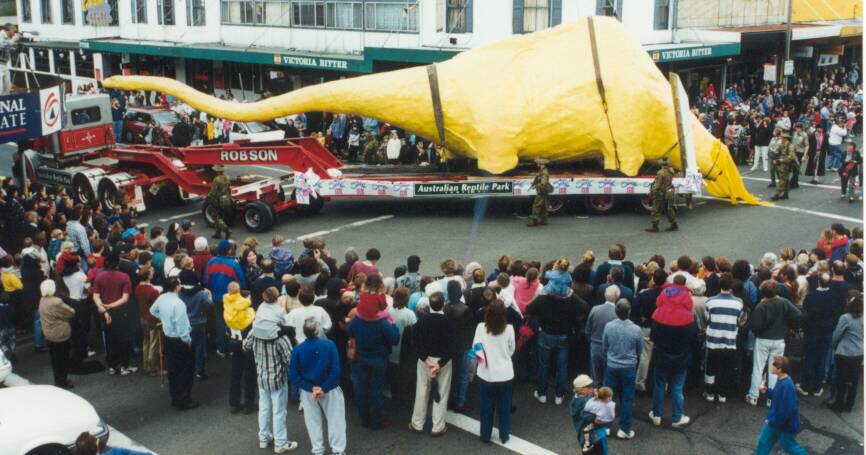 The day a dinosaur stopped traffic on the Central Coast