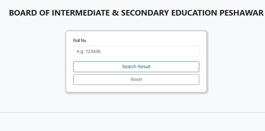 BISE Peshawar 9th class result 2026 today: Check online and via SMS