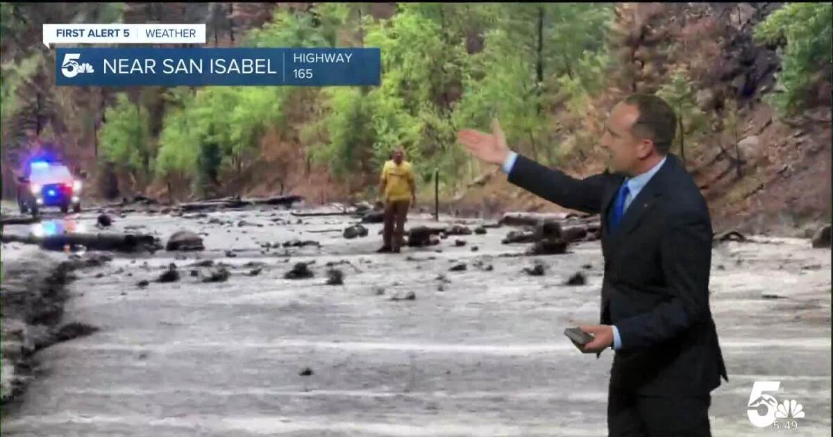 Heating up Thursday, with a lower risk of flooding in Southern Colorado