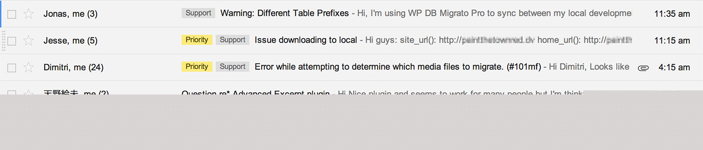 We used Gmail for product support for our first year and it was great