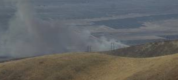 Wildfire burns 150 acres in eastern San Luis Obispo County