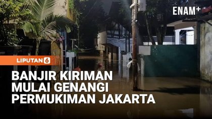 Capai 1,5 Meter, Banjir Kiriman Mulai Genangi Permukiman Jakarta