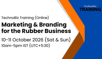 Registration opens for Weekend Executive Training on Marketing & Branding for the Rubber Business