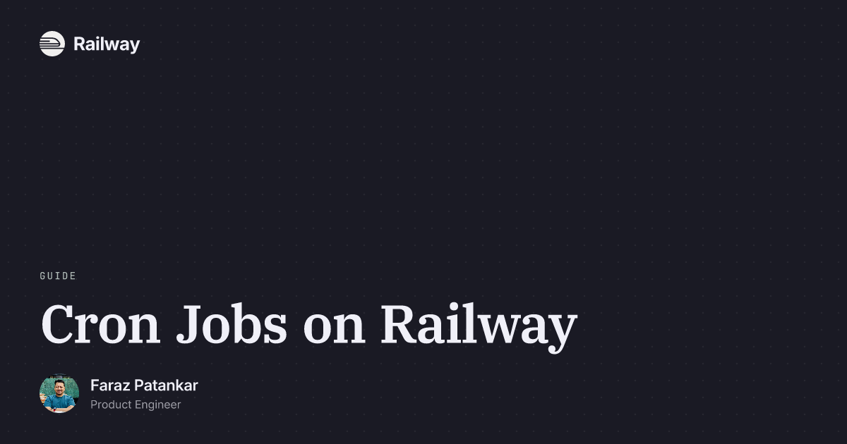 Cron Jobs on Railway