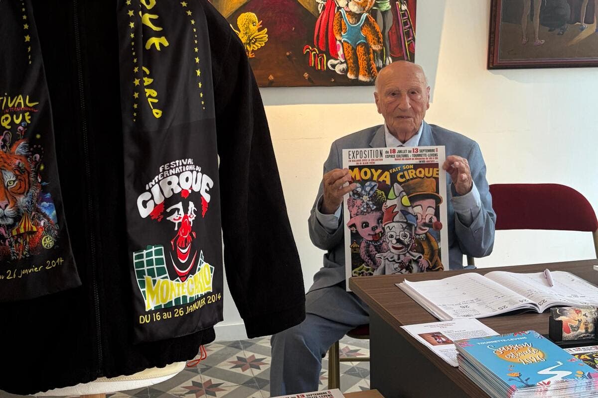 « Le cirque est un art vivant et Moya lui a donné de la vie » : le docteur Alain Frère, ancien maire de Tourrette-Levens, commente l’exposition « Moya fait son cirque »