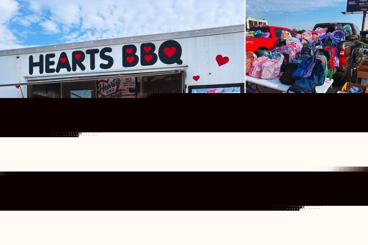 Hearts BBQ Backpack Giveaway Delivers More Than Backpacks to Abilene Families