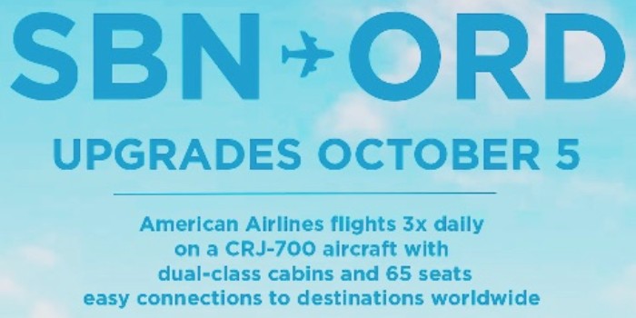 American Airlines To Replace Motorcoach With Flights Between SBN, O’Hare