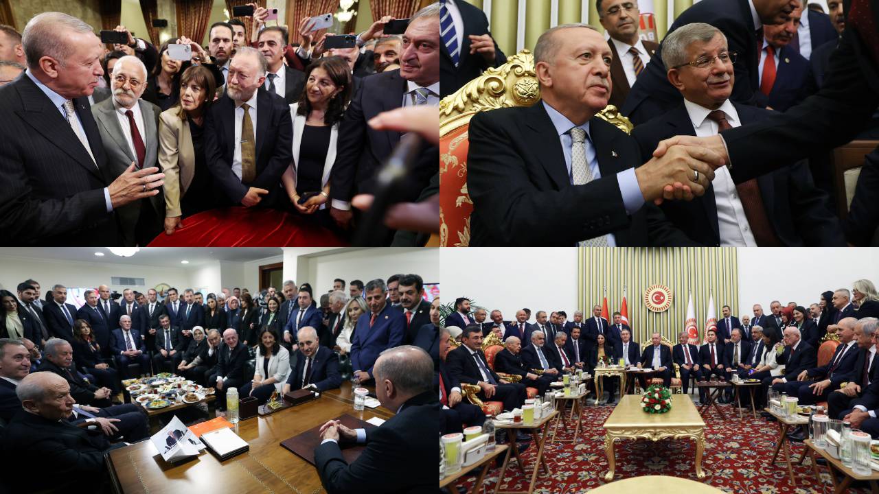 Meclis böyle açıldı: Sıcak ve samimi görüntüler dikkat çekti
