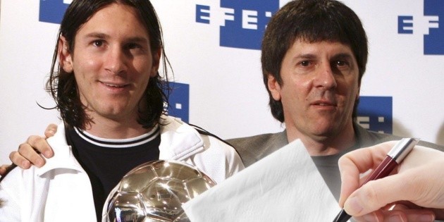 Jorge Messi y la servilleta de Barcelona que sirvió de contrato para su hijo Lionel