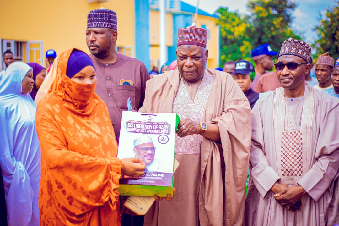 Ndume distributes free maternal health kits, drugs to 5,000 women in Southern Borno