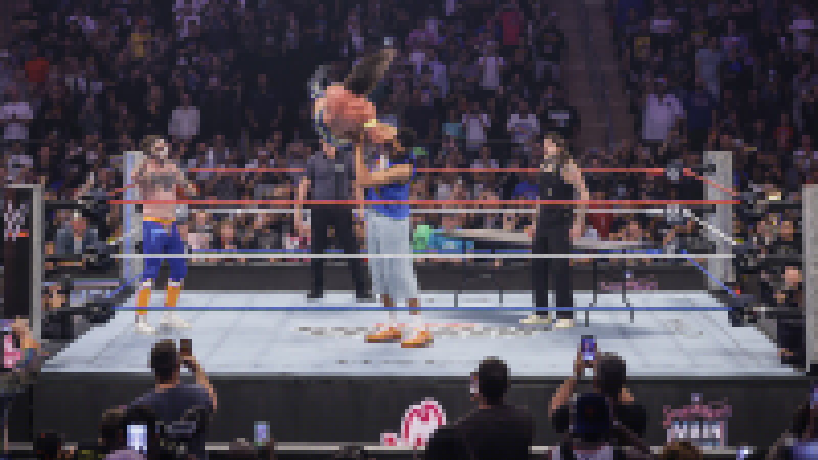 WWE Star Dominik Mysterio Addresses Being Chokeslammed Onto A Table By New York Knicks Star Karl-Anthony Towns